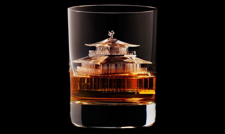 Suntory Whisky Carves Intricate 3D Ice Cubes (1)