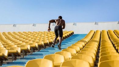 Suburban Men Morning Fitness Workout Motivation Inspiration